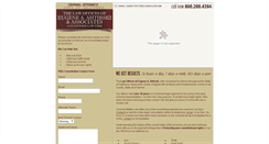 Desktop Screenshot of californiacriminalatty.com